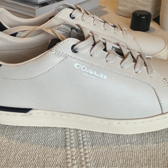 Coach Men's G4950 Low Top Sneaker Chalk/Navy Shoes Size 10.5 NEW ,NO TAG ,NO BOX - Picture 5 of 7